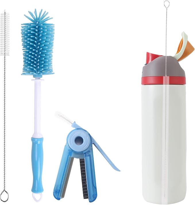 UXIETIN 3 Pack Water Bottle Cleaner Kit by Unknown