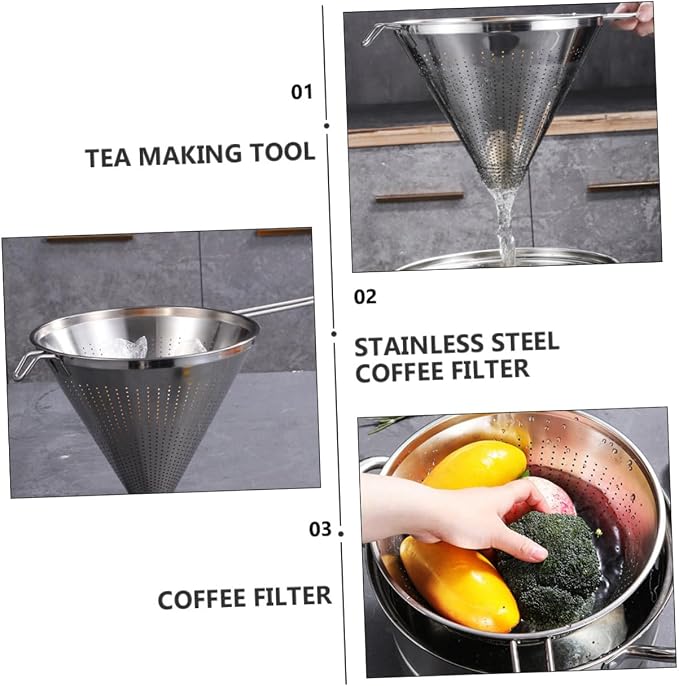 SEWACC 1Pc Stainless Steel Funnel - Image 9