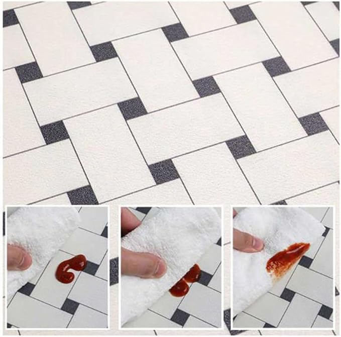 Cute Coffee Maker Mat for Countertops Bar Accessories, Colorful Dish Drying Pad - Image 6