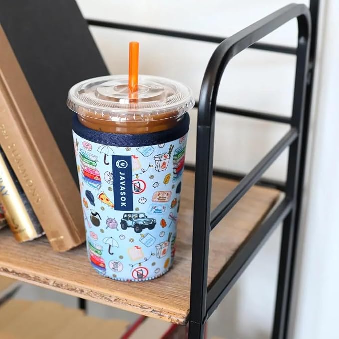 Sok It JavaSok Iced Coffee & Cold Soda Insulated Neoprene Cup Sleeve - Image 5