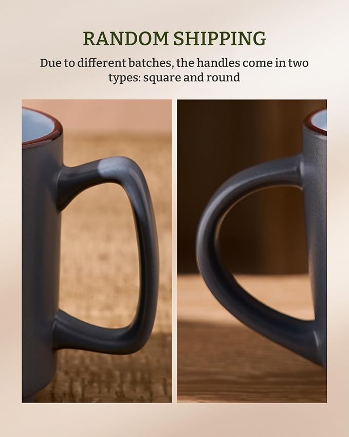 famiware Coffee Mugs Set of 6, Nebula 14oz Coffee Mugs, Ceramic Cup Set - Image 3