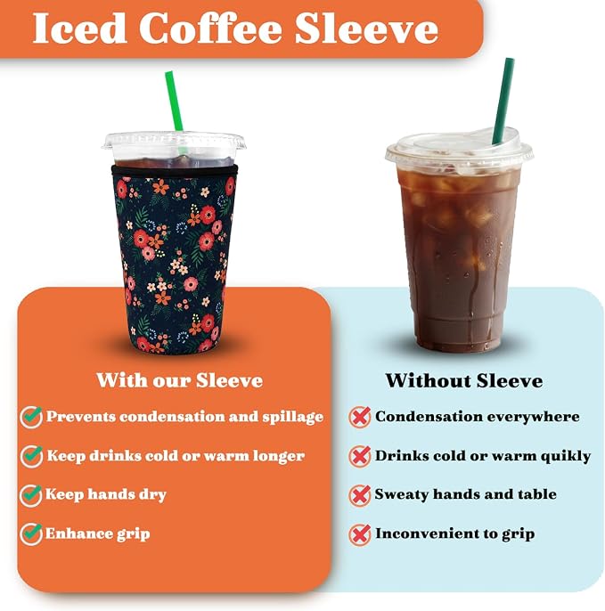 Reusable Iced Coffee Insulator Sleeve - Image 3