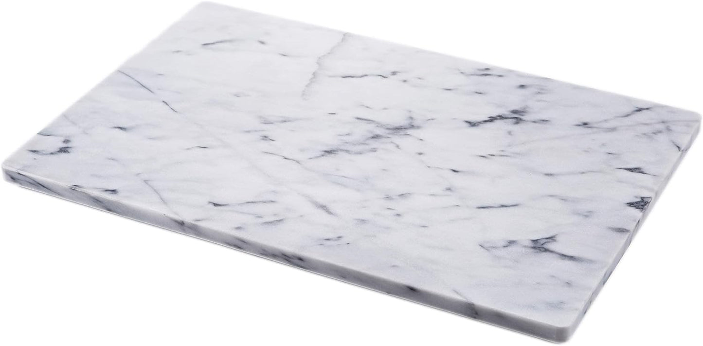 JEmarble Pastry Board 16x20 inch with Non-Slip Rubber Feets for Stability Perfect for Keep the Dough Cool and Chocolate Tempering(Premium Quality)