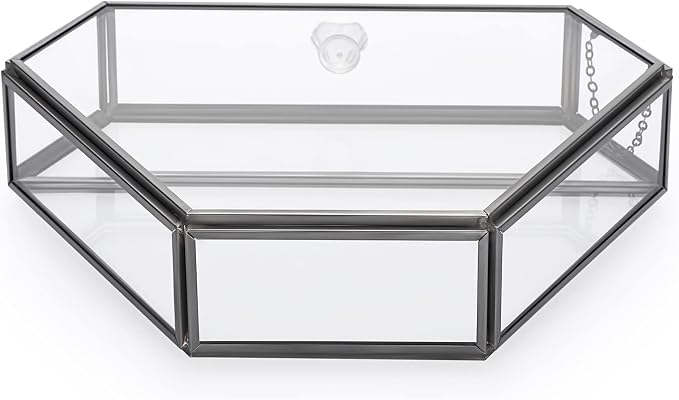 ELLDOO Black Glass Coffee Filter Holder Coffee Paper Storage Container Filter - Image 8