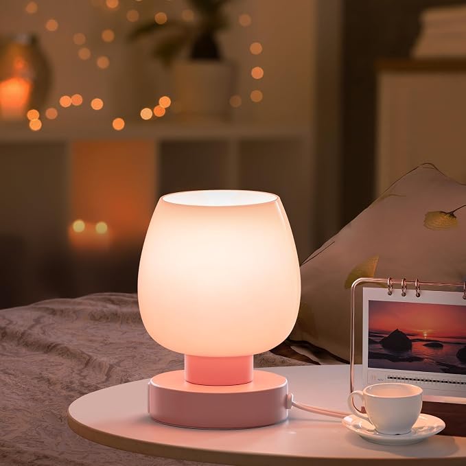 ONEWISH Pink Touch Table Lamp - Image 4