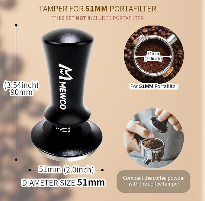 7 Pack Espresso Tamper Station&Coffee Distributor Tamper&Espresso WDT - Image 5