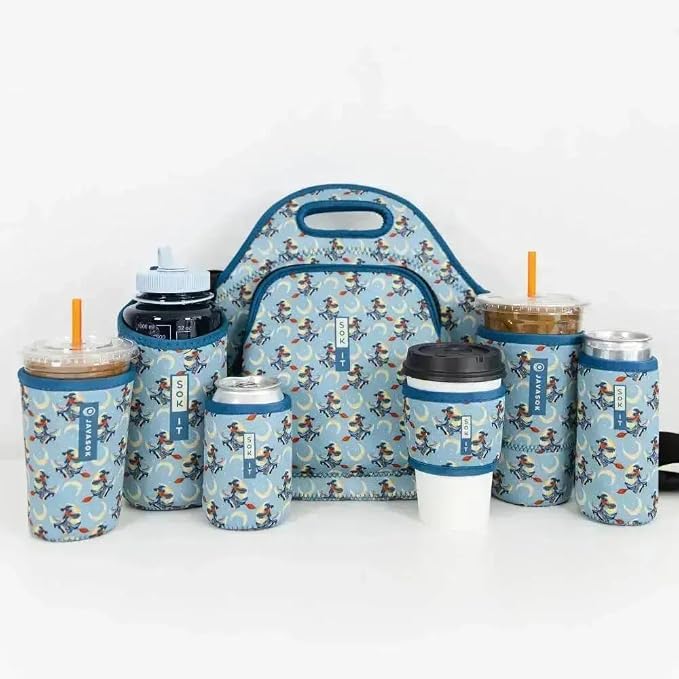 Sok It JavaSok Iced Coffee & Cold Soda Insulated Neoprene Cup Sleeve - Image 6
