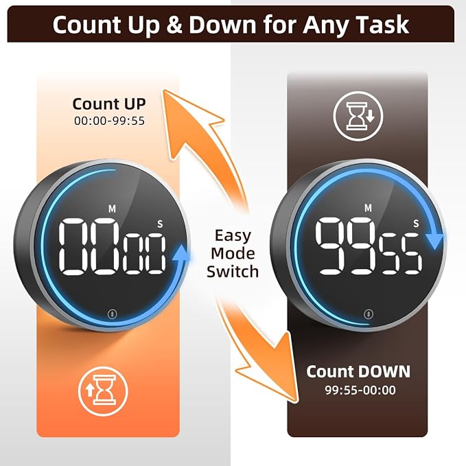 VOCOO Digital Kitchen Timer - Image 6
