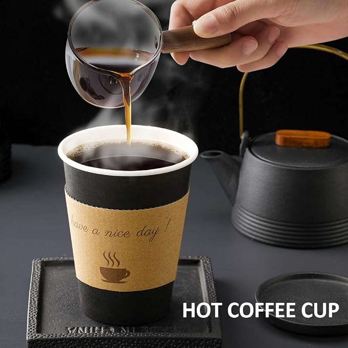 BYSNOW 500 pack 12 oz Disposable Coffee Cups - Image 5