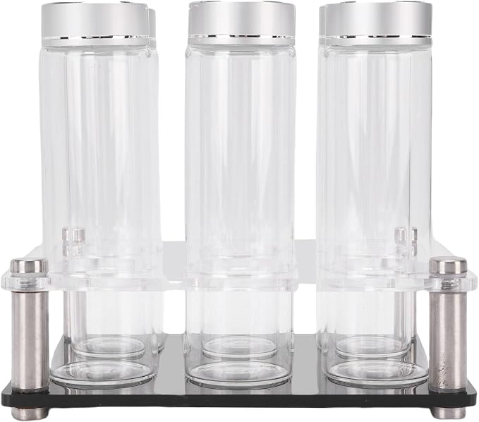 plplaaoo Coffee Bean Storage Tubes Elegant Transparent High Borosilicate Glass - Image 5