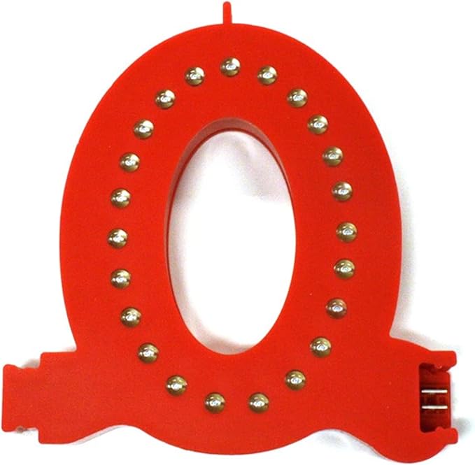 M&T Displays LED Marquee Letter Lights Modular Red Light Up Number Initial by MTDisplays