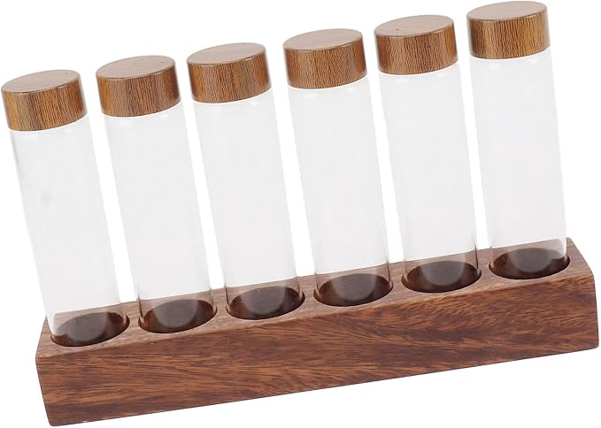 Fydun Clear Glass Coffee Bean Storage Jar, Tubes - Image 5