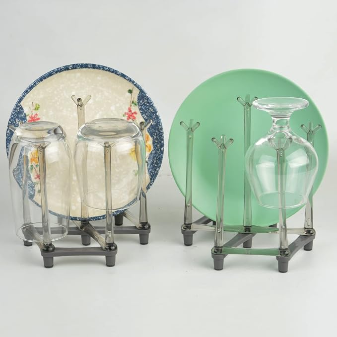Retractable Cup Drying Rack, Drinking Glass Drainer Stand, Baby Bottle & Sports - Image 7