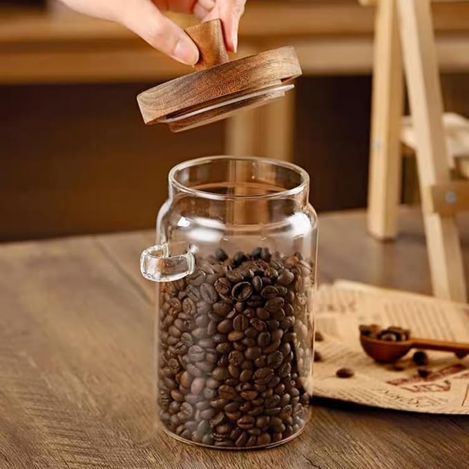 ANSQU Set of 2 Glass Food Storage Jars - Image 7
