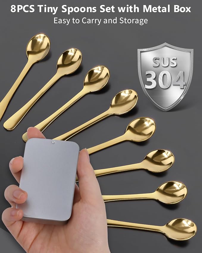 8PCS Tiny Spoons - Image 5