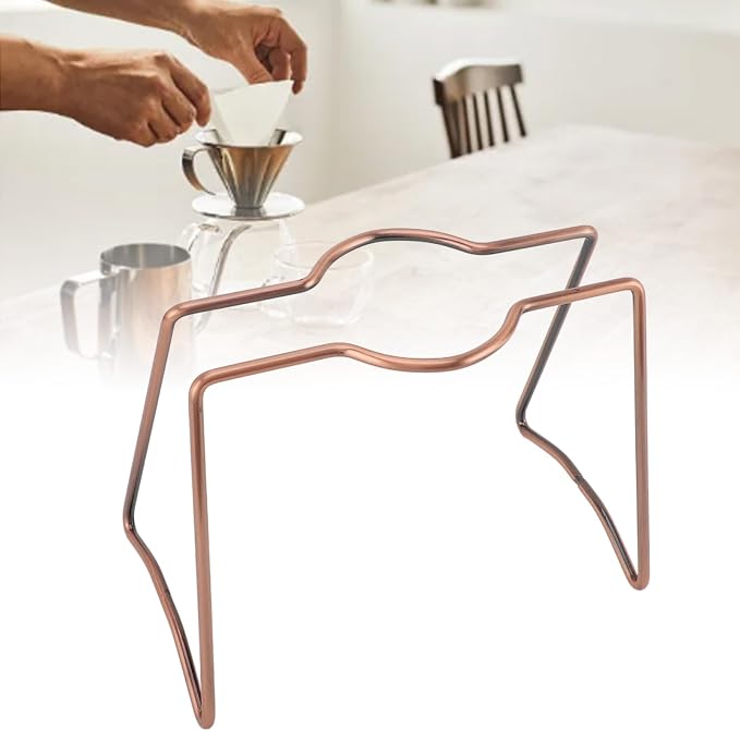 Pour Over Coffee Dripper Stand, Metal Pour Over Coffee Station Coffee Filter - Image 2