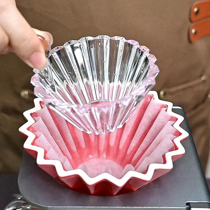 CAFEMASY Pour Over Coffee Drip Assistant Paper Filter Presser Shape Fixed Tool - Image 4