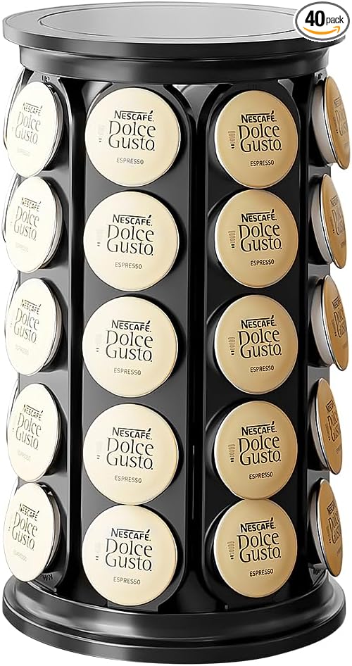 SAVORI Coffee Pod Storage Carousel Holder Organizer Compatible by SAVORI