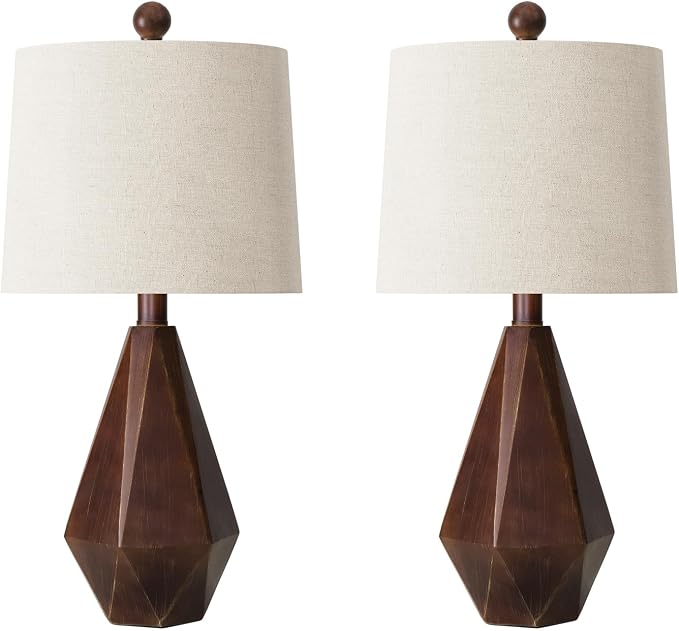 PoKat 20.25" Farmhouse Table Lamps Set of 2 - Image 2