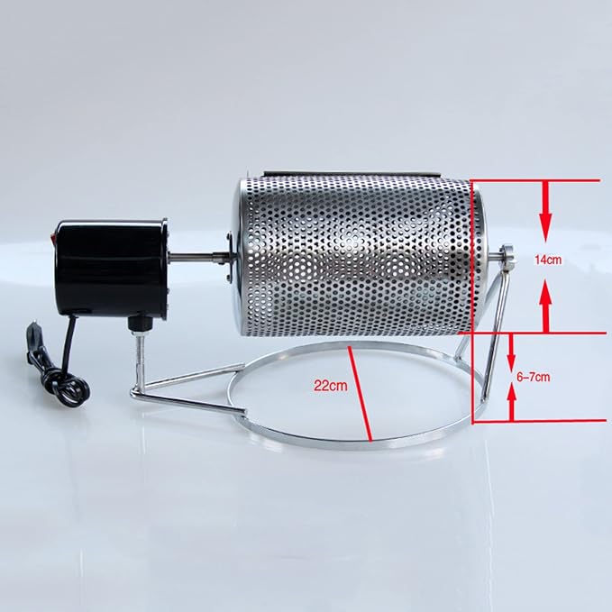 Coffee Bean Roaster Machine, Stainless Steel Drum Type Baking Machine, - Image 5