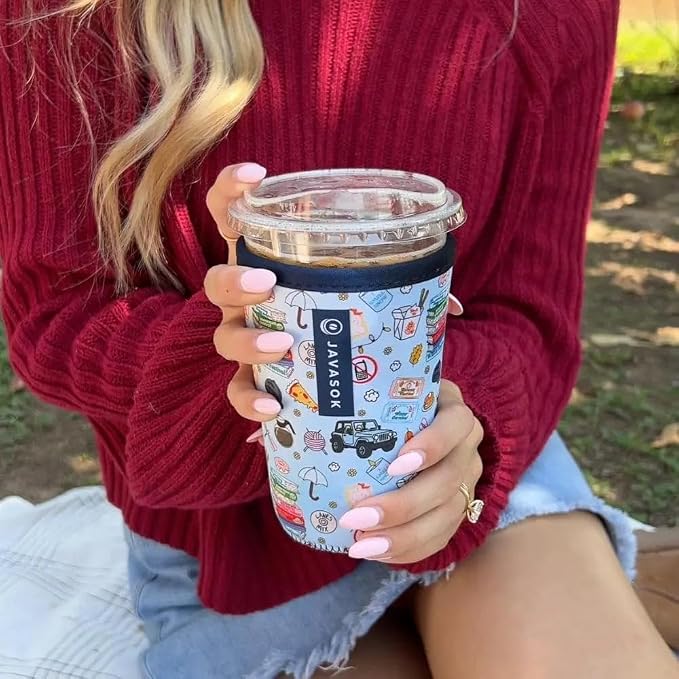 Sok It JavaSok Iced Coffee & Cold Soda Insulated Neoprene Cup Sleeve - Image 7
