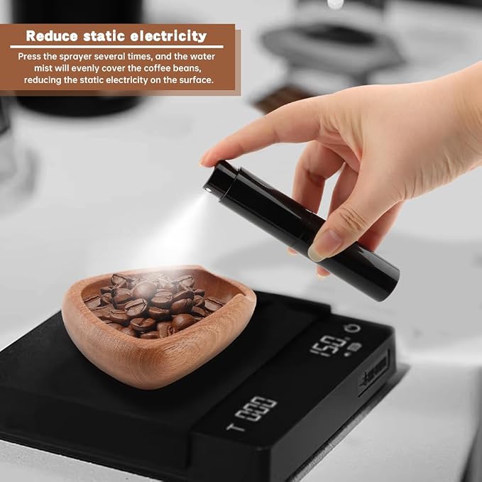 Coffee Bean Dosing Cup, Wood Coffee Dosing Tray Coffees Bean Weighing Tray - Image 4