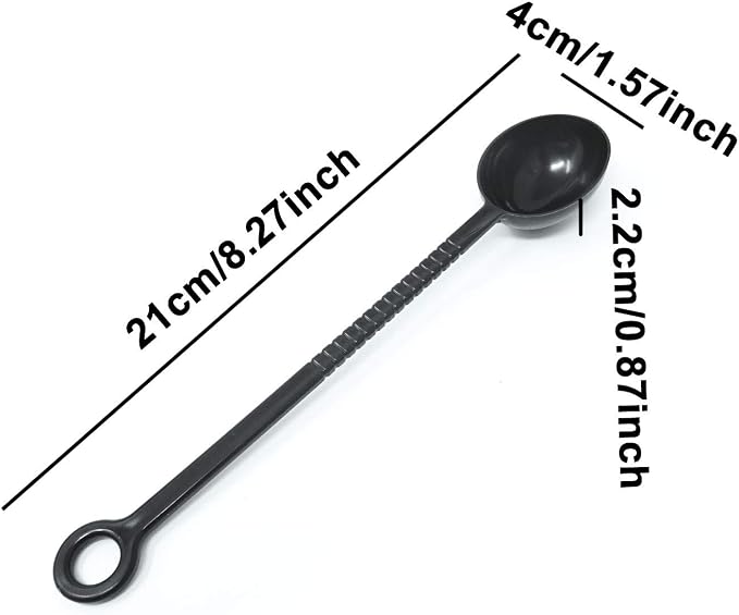 Honbay 24PCS Plastic Long Handle 10g Coffee Measuring Spoon Scoop - Image 2
