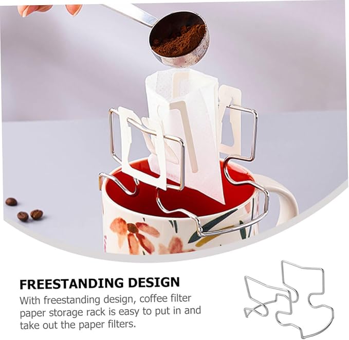 Unomor Stainless Steel Coffee Stand Drip Bag Holder Dripper Stand - Image 6