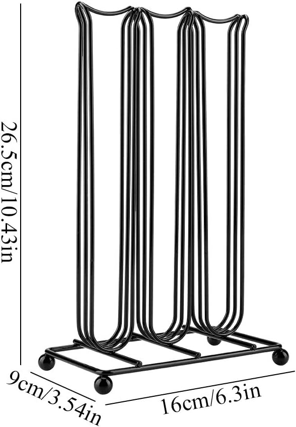 Plated Iron Coffee Capsule Storage Rack Holder 42 Pieces Capacity Vertical - Image 4
