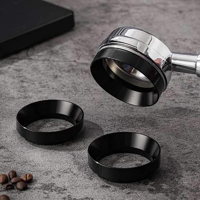 Espresso Dosing Funnel, Aluminum Coffee Powder Dosings Ring Cafe Maker Rings - Image 5