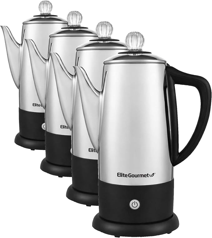 Elite Gourmet EC812 Electric 12-Cup Coffee Percolator by EliteGourmet