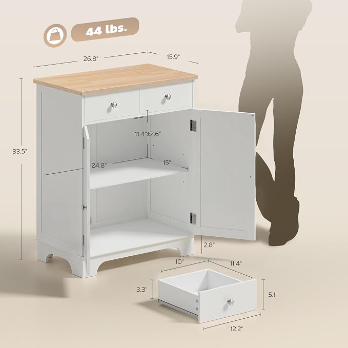 HOMCOM Sideboard Buffet Cabinet - Image 3
