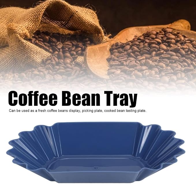 Plastic Coffee Bean Tray, Reusable Cupping Weighing Tray, Display Dish Plate - Image 2