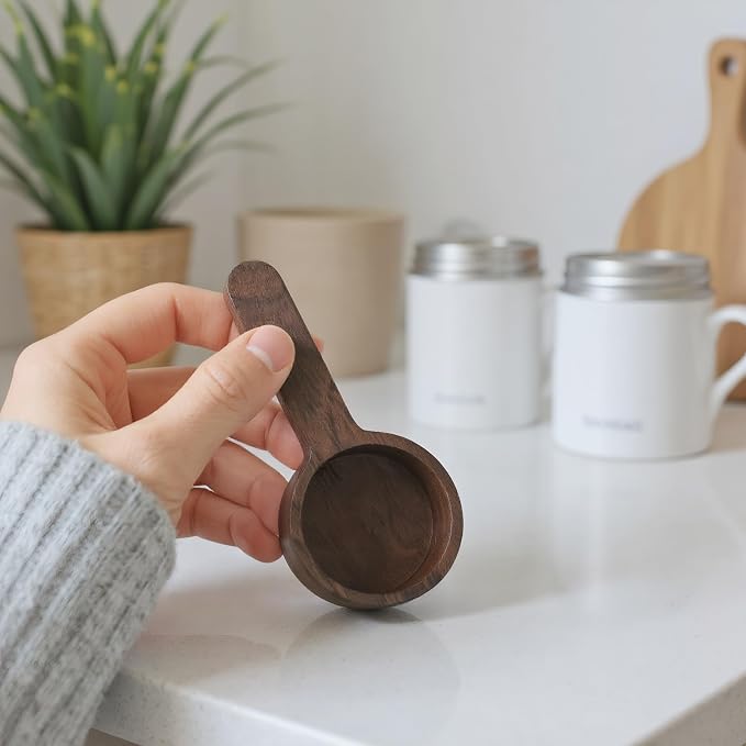 2PCS Wooden Coffee Scoops for Ground Coffee | Multi-Function Measuring Spoons - Image 7