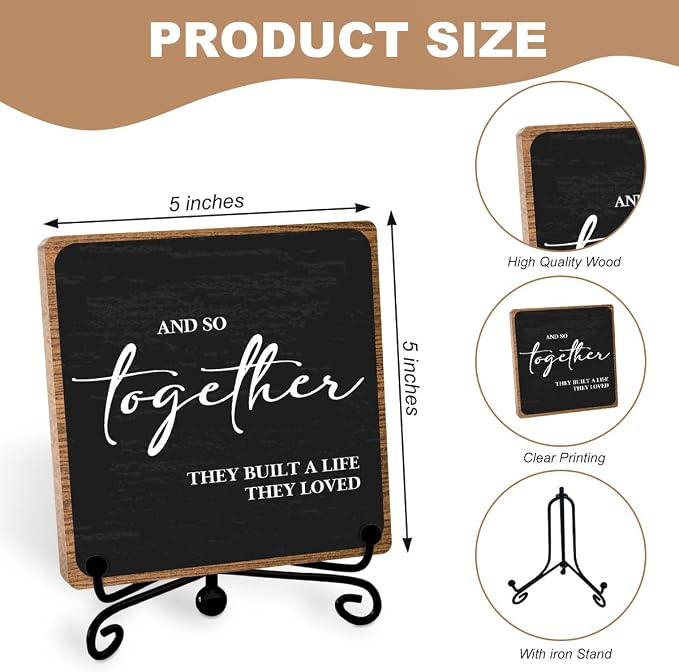 Home Wooden Decor Sign, Farmhouse Plaque - Image 2