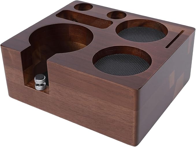 Elegant Walnut Finish Coffee Handler Station Equipment by Unknown