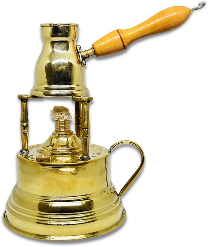 Al Bramony Brass Turkish Greek Coffee Alcohol Burner Maker Table Top Tabletop by Unknown
