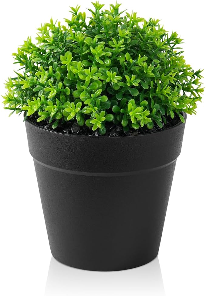 Fake Eucalyptus Potted Artificial Plant – Small Faux Eucalyptus - Image 7