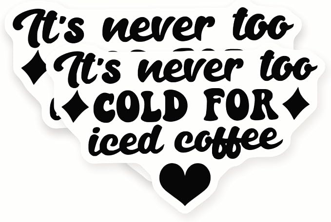 Iced Coffee Stickers by Unknown