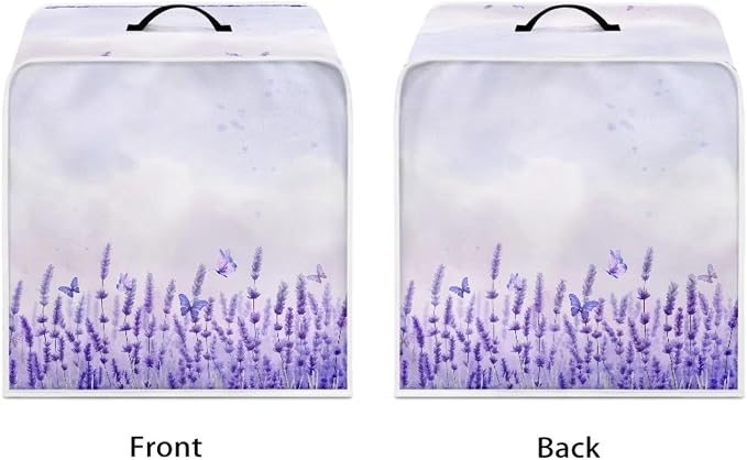 Lavender Coffee Maker Dust Cover Theme Appliance Covers - Image 2