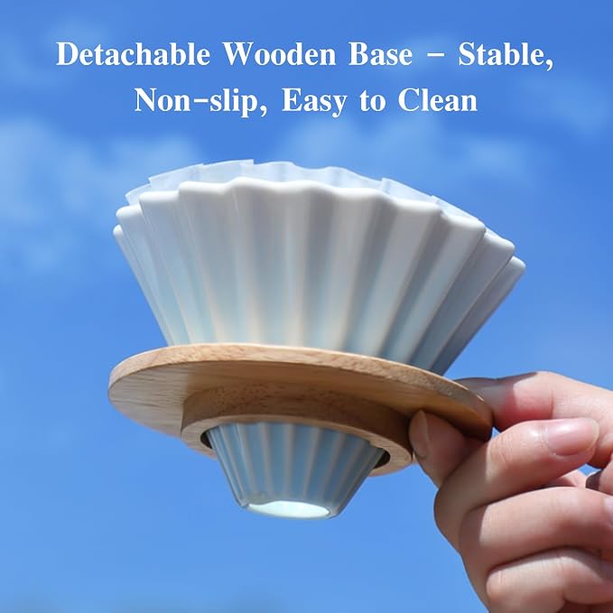 Bincoo Ceramic Coffee Dripper, Pour Over Coffee Dripper - Image 5