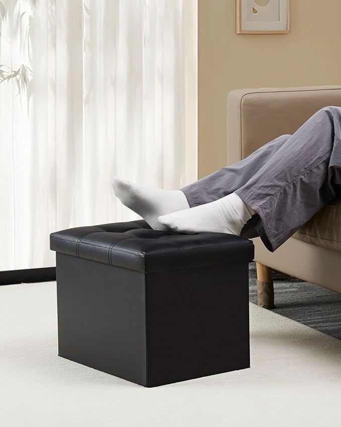 Bsketa Storage Ottoman, Folding Foot Stool - Image 2