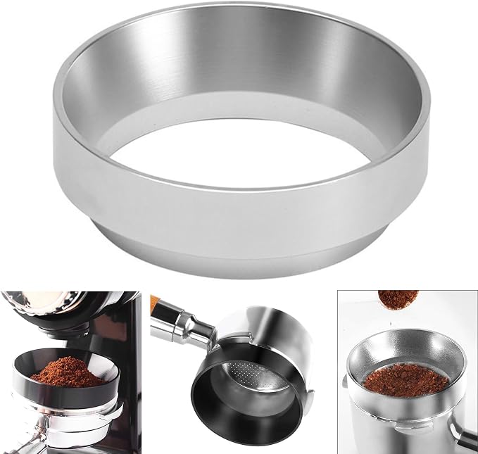 1pc Espresso Dosing Funnel 51/53/58mm Coffee Dosing Ring Aluminum Espresso - Image 5