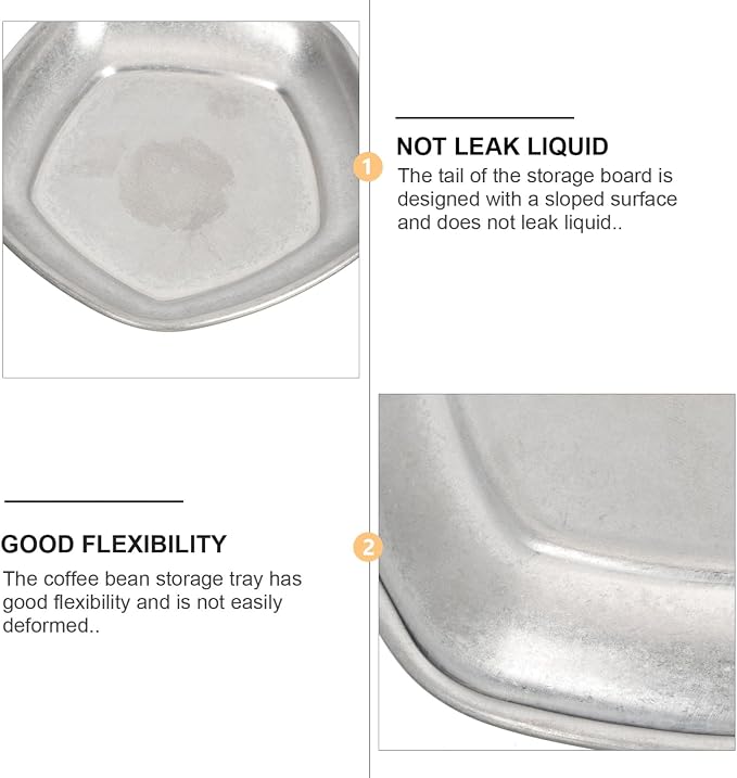 Coffee Bean Display Plate Stainless Steel Toasted Bean Cooling Tray - Image 8