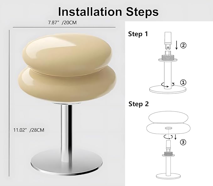 Glivpny Mushroom Lamp Table Lamp - Image 6