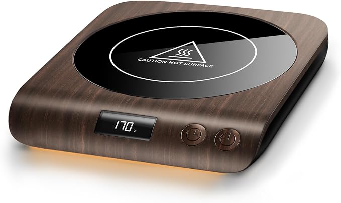 Gaiatop Coffee Mug Warmer, 3 Temperature Settings, 2-10H Auto Shut Off and Warm by GAIATOP