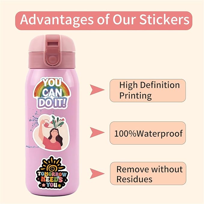 100 PCS Mental Health Matters Stickers Pack - Image 4