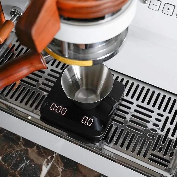 watchget Stainless Steel Espresso Cups, Single Spout & Scale Measuring Cup - Image 7