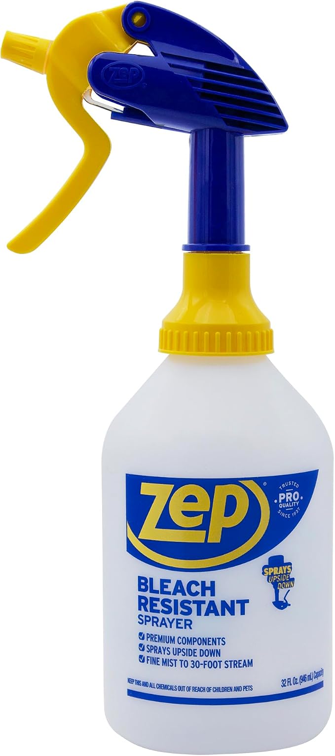 Zep New Bleach Resistant Professional Sprayer 2.0 Bottle 32 Ounces by Zep