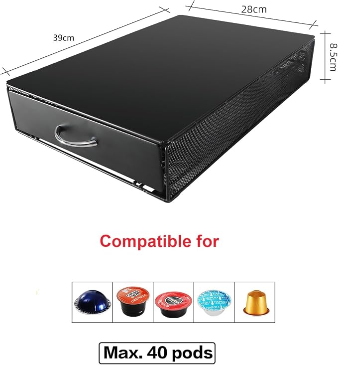 Coffee Pod Holder Storage Drawer Compatible - Image 3